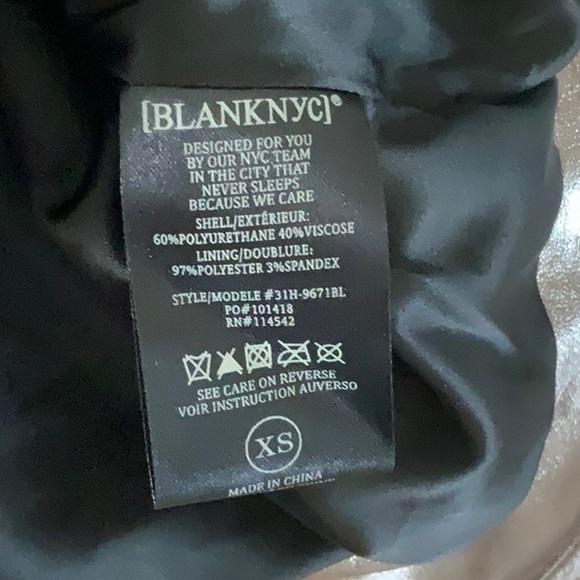 NWT BlankNYC bronze metallic lightweight jacket. XS - Picture 11 of 12